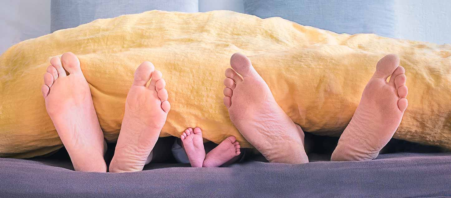 dormir con niños