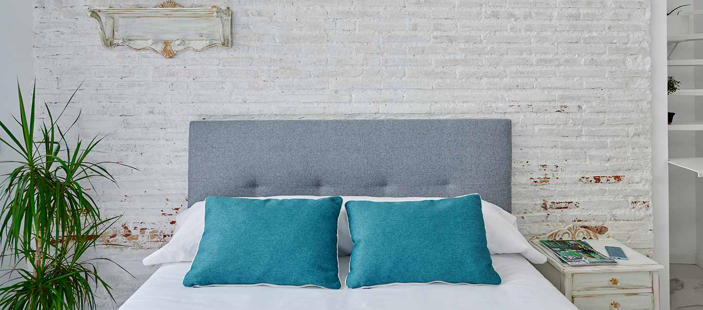comprar cabecero gris