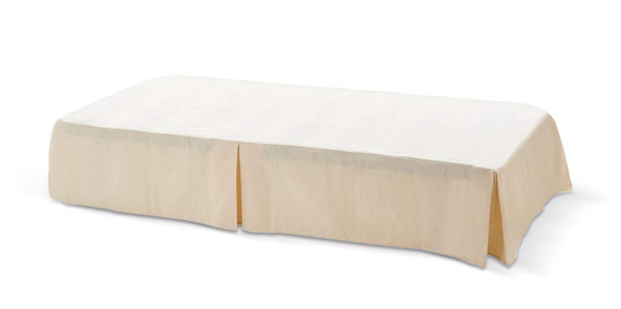 cubre somier blanco