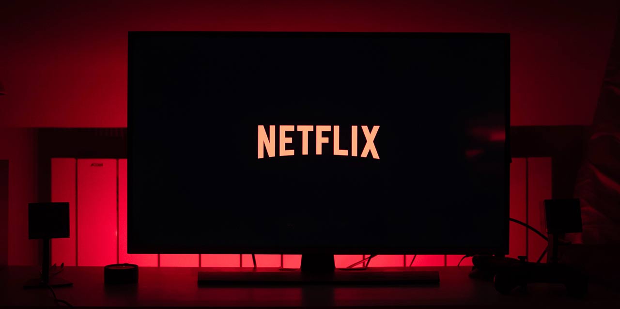 pantalla con Netflix