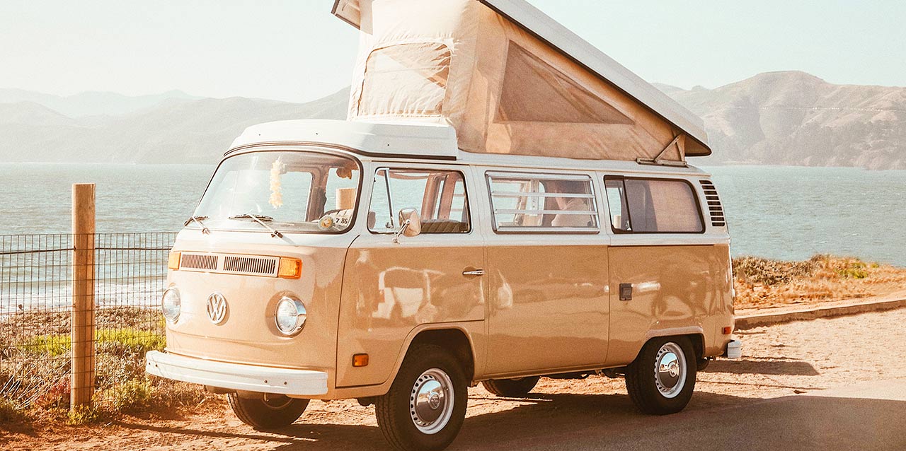 furgón hippie volkswagen
