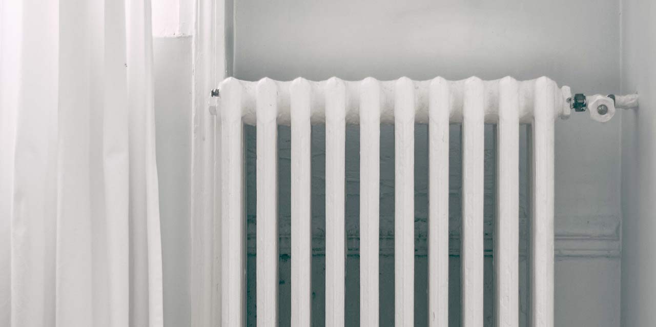radiador blanco